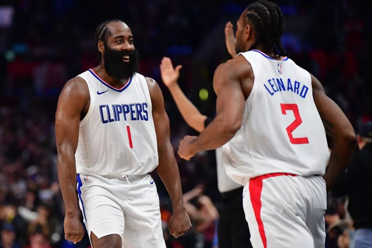 The Clippers New Year's Resolutions are centered around James Harden and Kawhi Leonard.