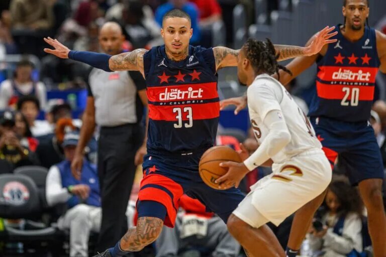 Washington Wizards forward Kyle Kuzma