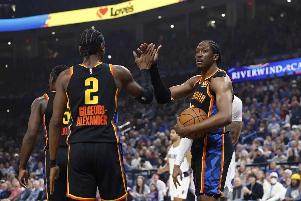 The Thunder are in the knockout stage of the NBA Cup.