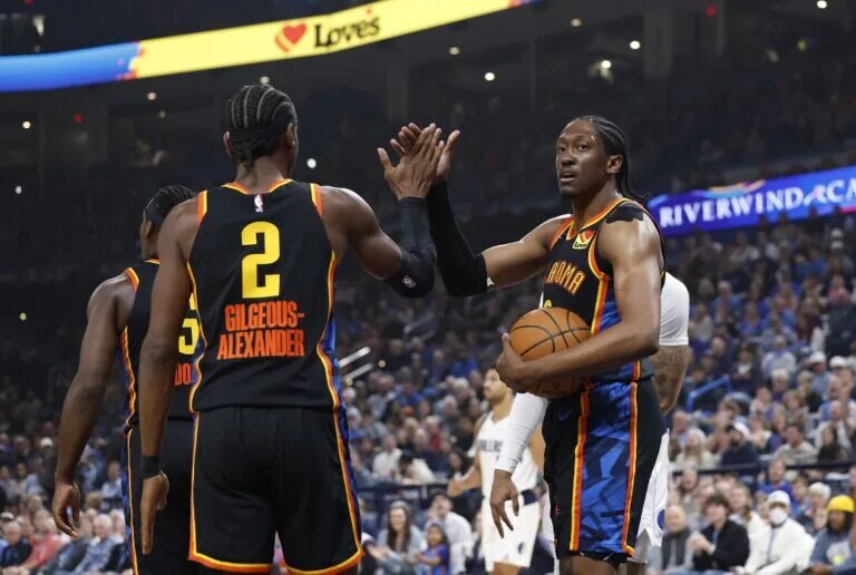 The Thunder are in the knockout stage of the NBA Cup.