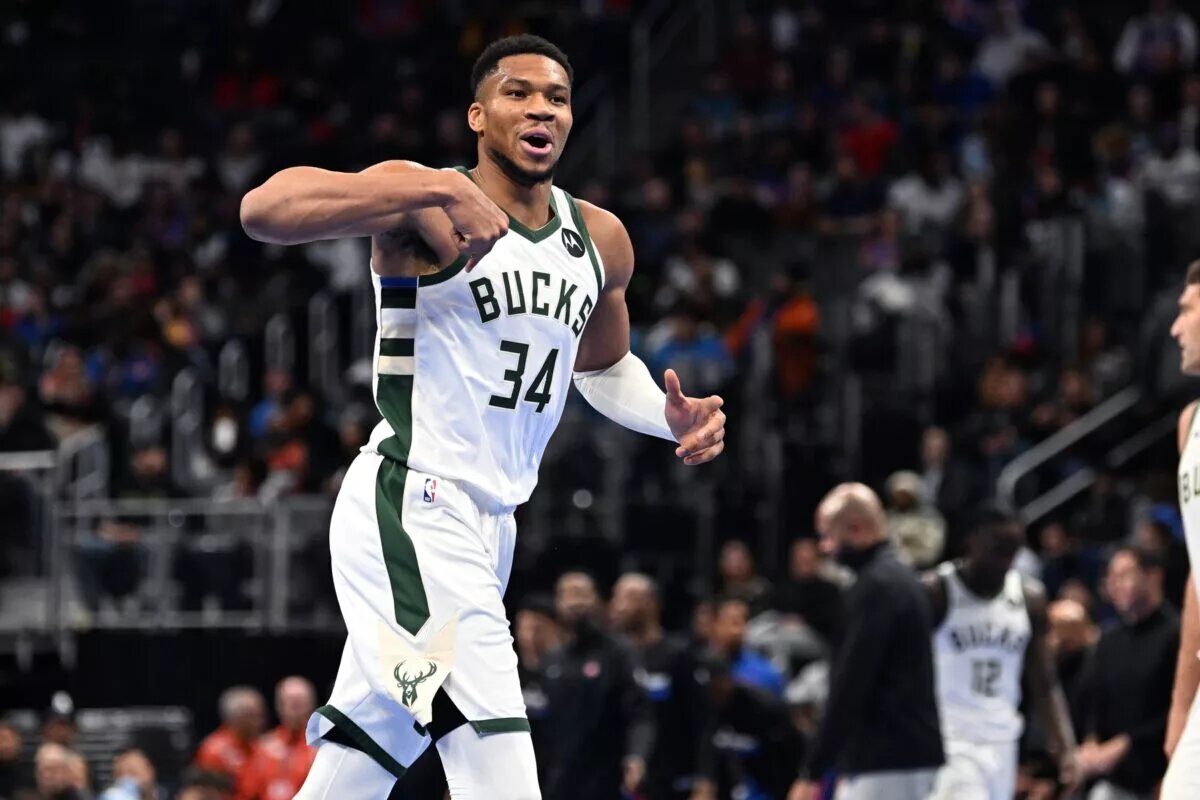 Milwaukee Bucks forward Giannis Antetokounmpo