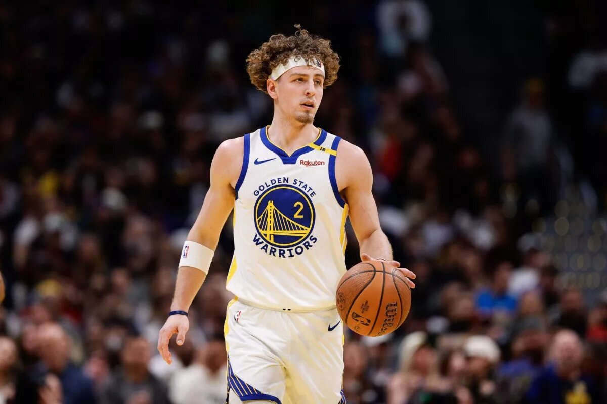 Golden State Warriors guard Brandin Podziemski