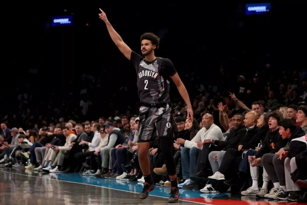 Brooklyn Nets forward Cameron Johnson