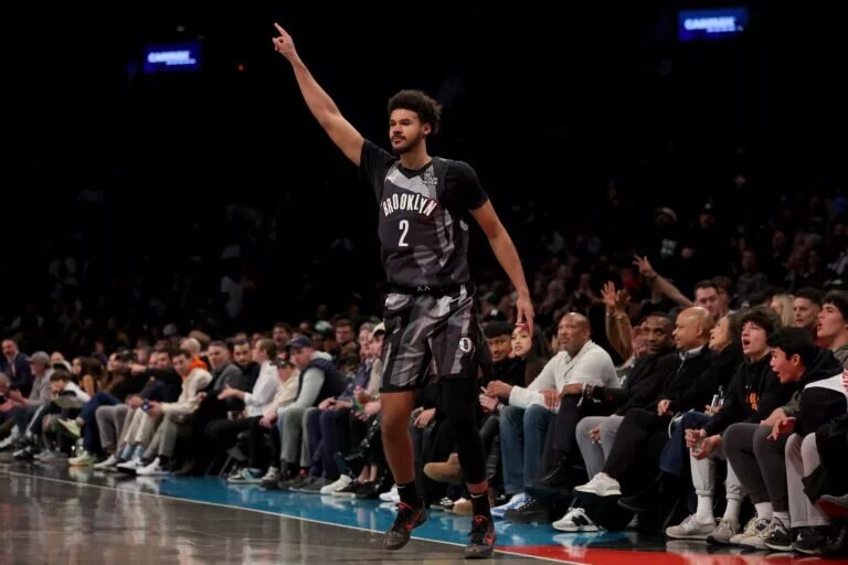 Brooklyn Nets forward Cameron Johnson