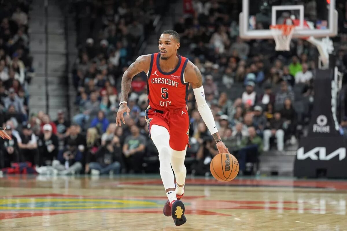 New Orleans Pelicans guard Dejounte Murray