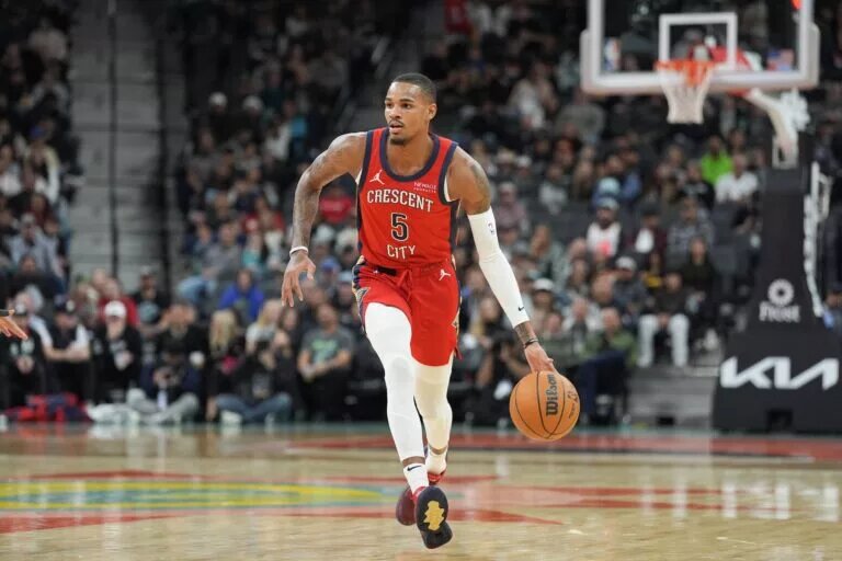 New Orleans Pelicans guard Dejounte Murray