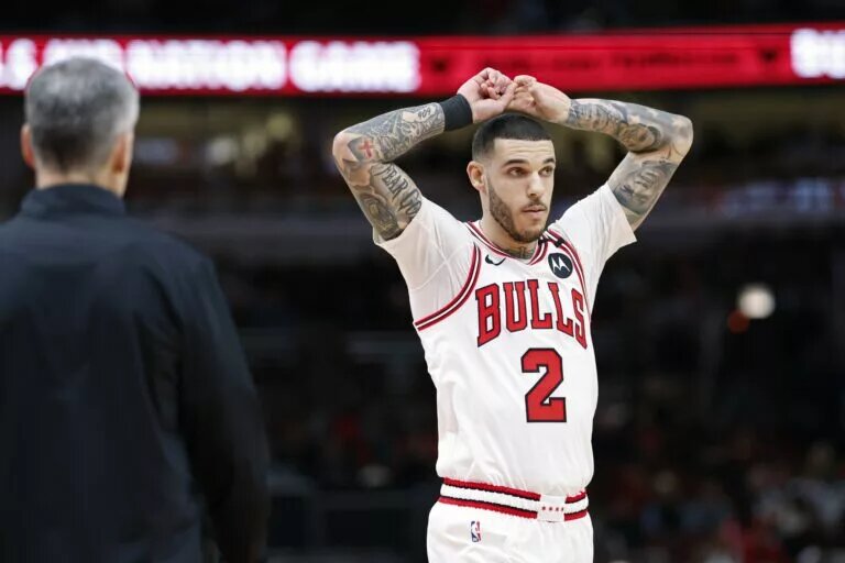 Chicago Bulls guard Lonzo Ball