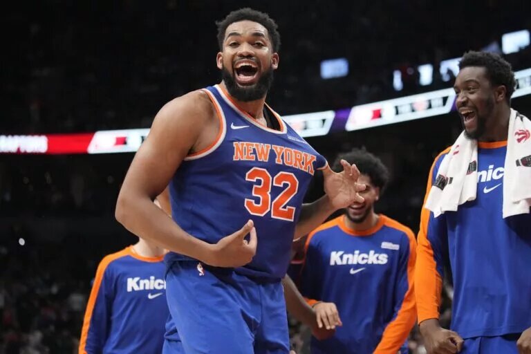 New York Knicks center Karl-Anthony Towns