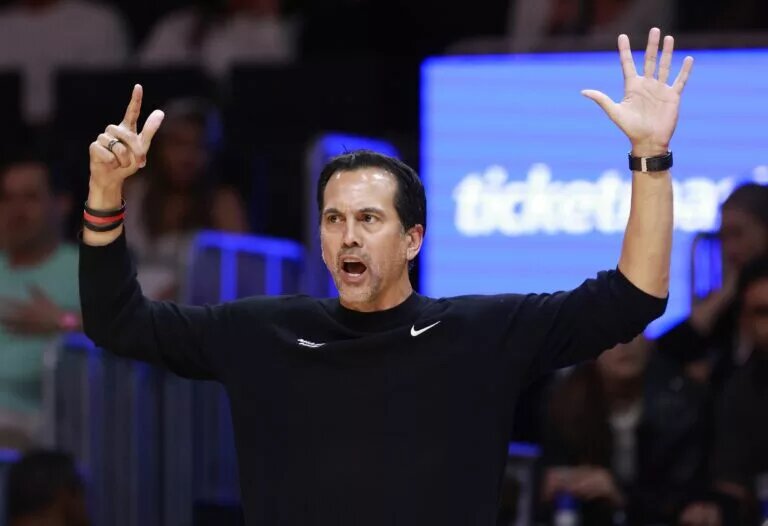 Miami Heat head coach Erik Spoelstra