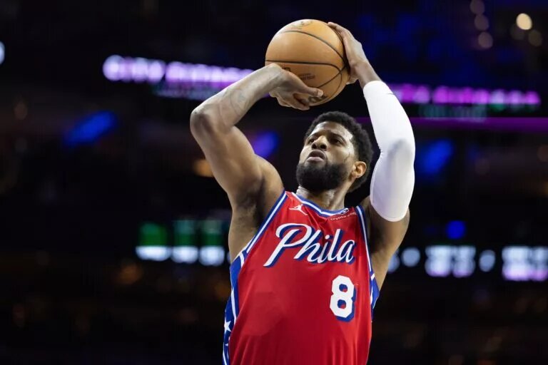 Paul George has been used in a new role with the Sixers.