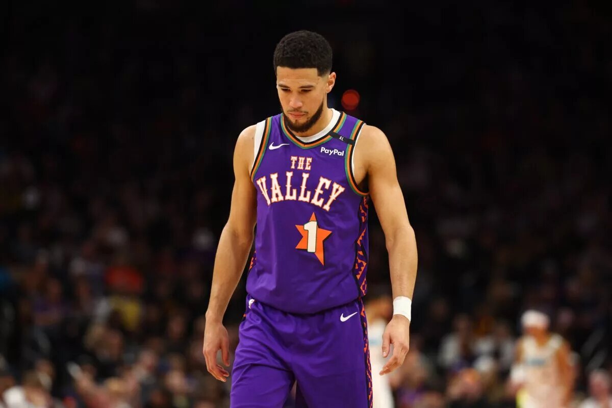 Devin Booker is sidelined with an injury.