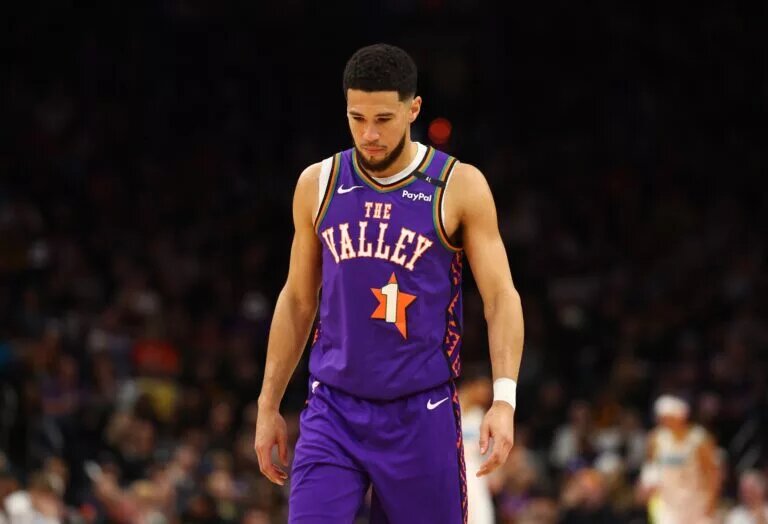 Devin Booker is sidelined with an injury.