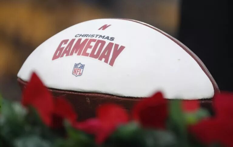 NFL on Christmas Gameday Cake