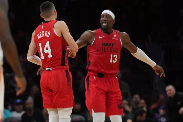 Tyler Herro recently praised Bam Adebayo's leadership.