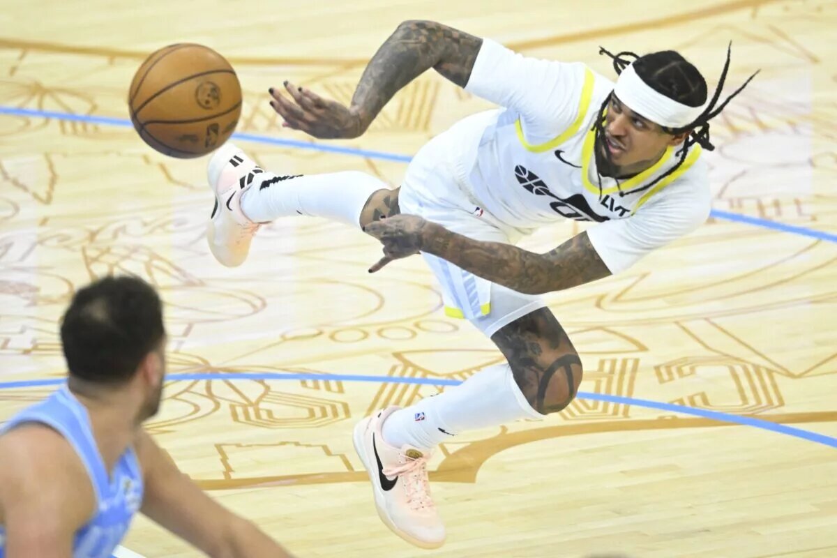 Utah Jazz guard Jordan Clarkson