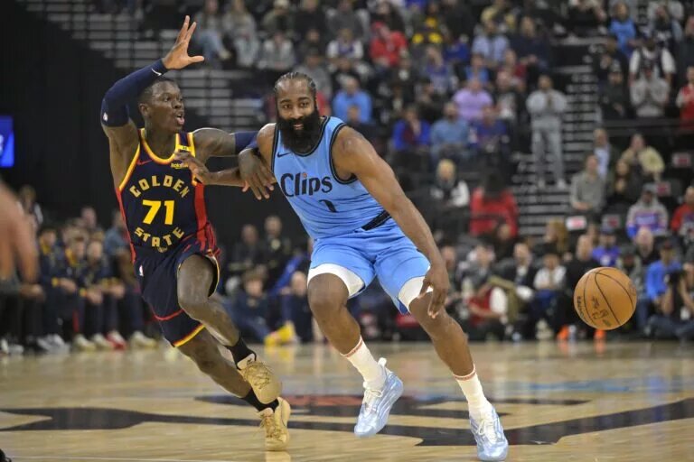 Los Angeles Clippers guard James Harden