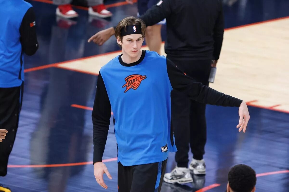 Oklahoma City Thunder center Branden Carlson