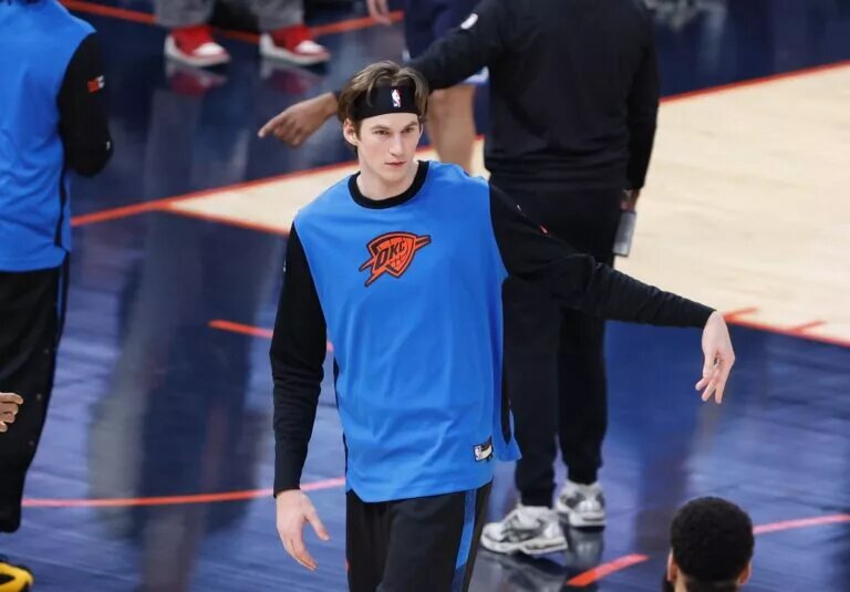 Oklahoma City Thunder center Branden Carlson