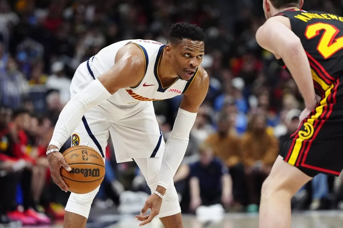 Denver Nuggets guard Russell Westbrook