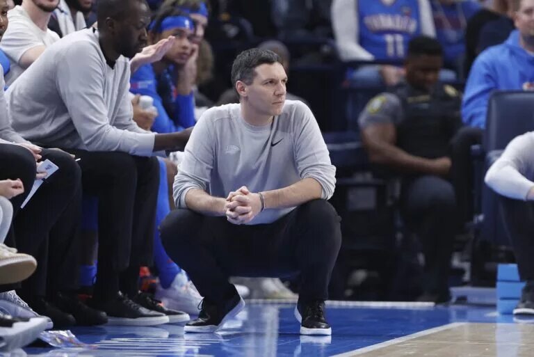 Oklahoma City Thunder head coach Mark Daigneault