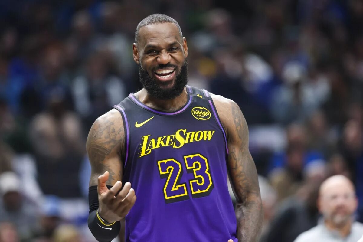 LeBron James joked about playing until he is 50.