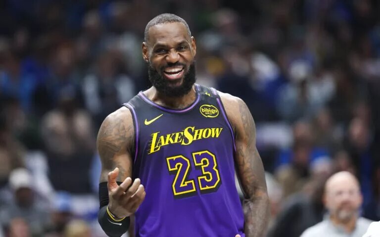 LeBron James joked about playing until he is 50.