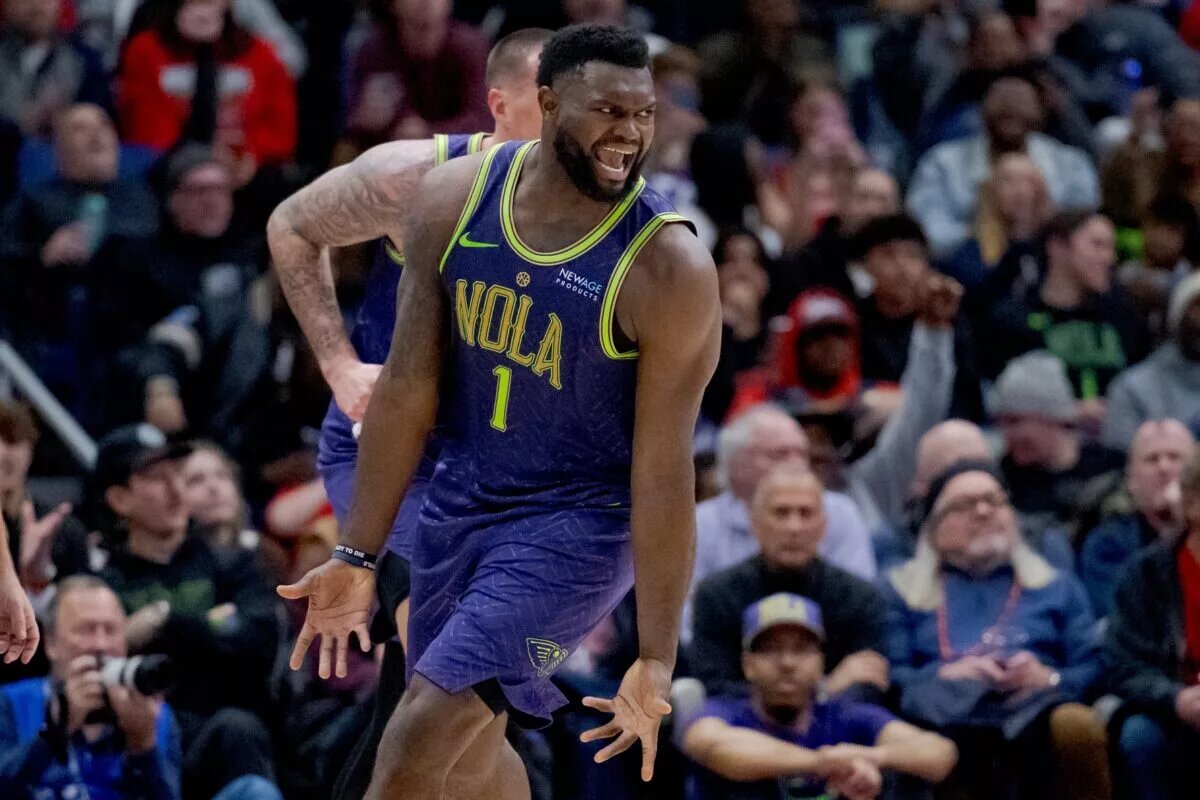 New Orleans Pelicans forward Zion Williamson