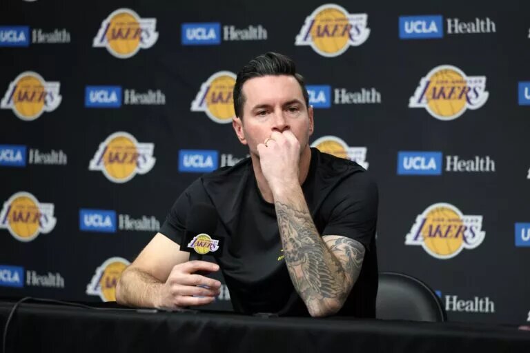 Los Angeles Lakers head coach JJ Redick