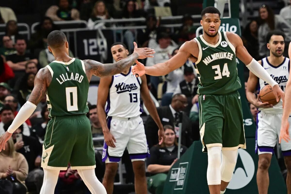 The Bucks have won six out of their last seven games as Giannis and Dame's chemistry is growing.