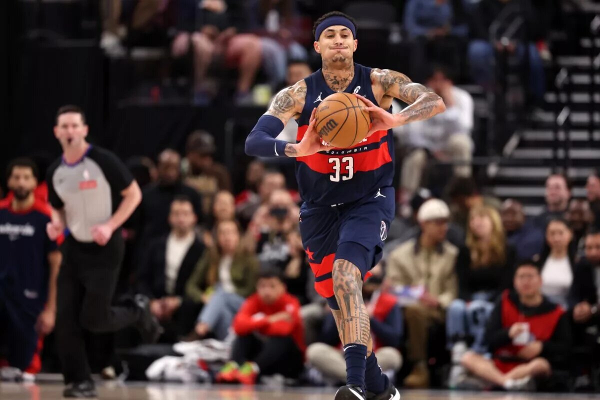 Washington Wizards forward Kyle Kuzma