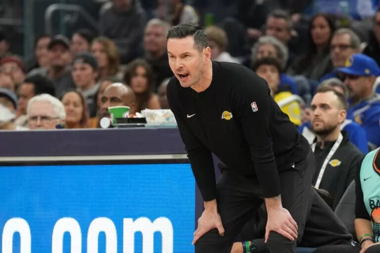 Los Angeles Lakers head coach JJ Redick