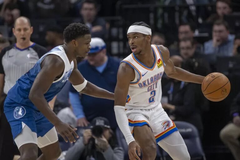 The Thunder could face the Timberwolves in the playoffs.