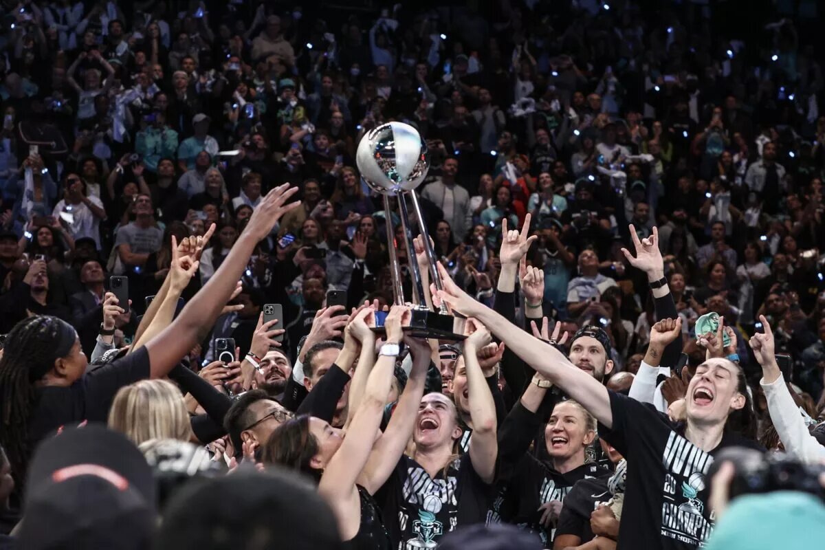 The New York Liberty won the WNBA Finals in 2024.