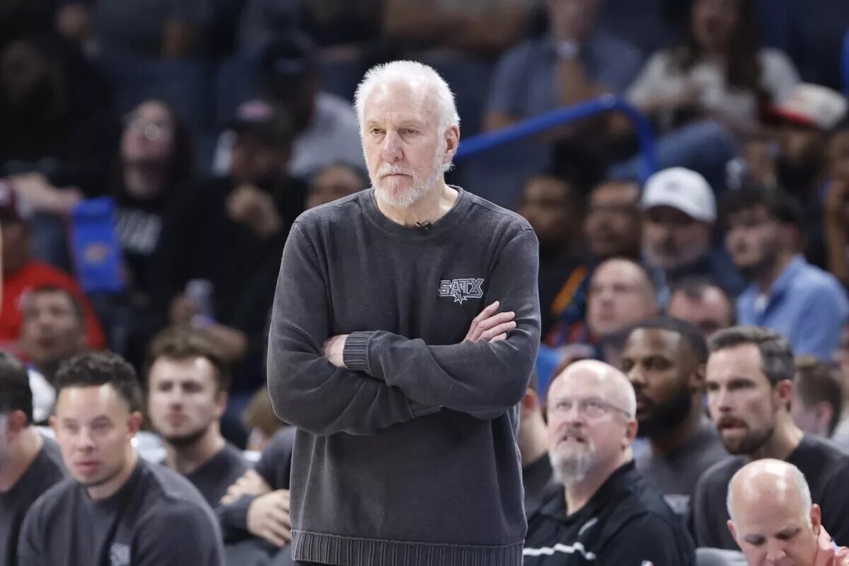 San Antonio Spurs head coach Gregg Popovich