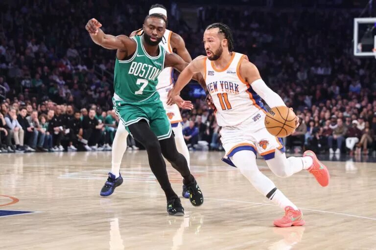 The Knicks have a pivotal game against the Celtics this Sunday.