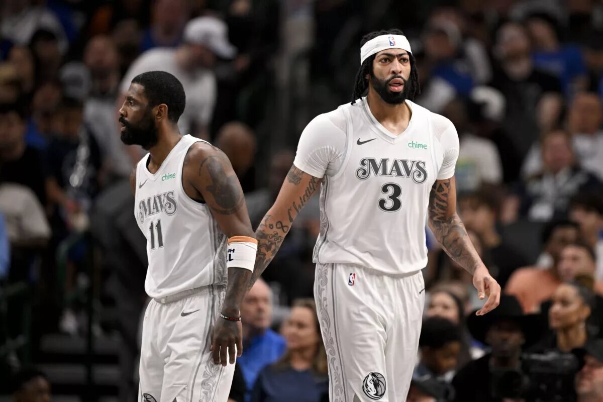 Dallas Mavericks All-Stars Kyrie Irving and Anthony Davis