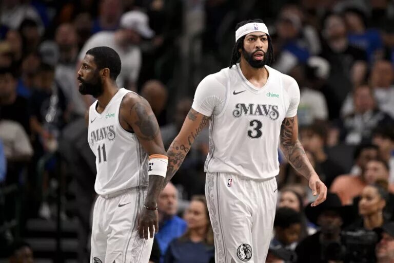 Dallas Mavericks All-Stars Kyrie Irving and Anthony Davis