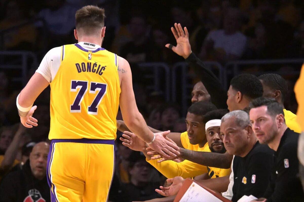 Los Angeles Lakers guard Luka Doncic