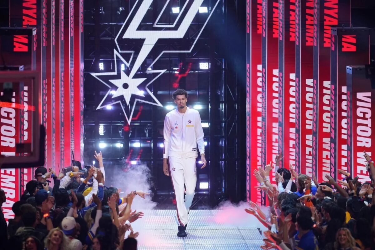 San Antonio Spurs center Victor Wembanyama