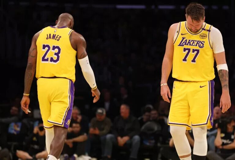 Luka Doncic has been disappointing in his first three games with the Lakers.