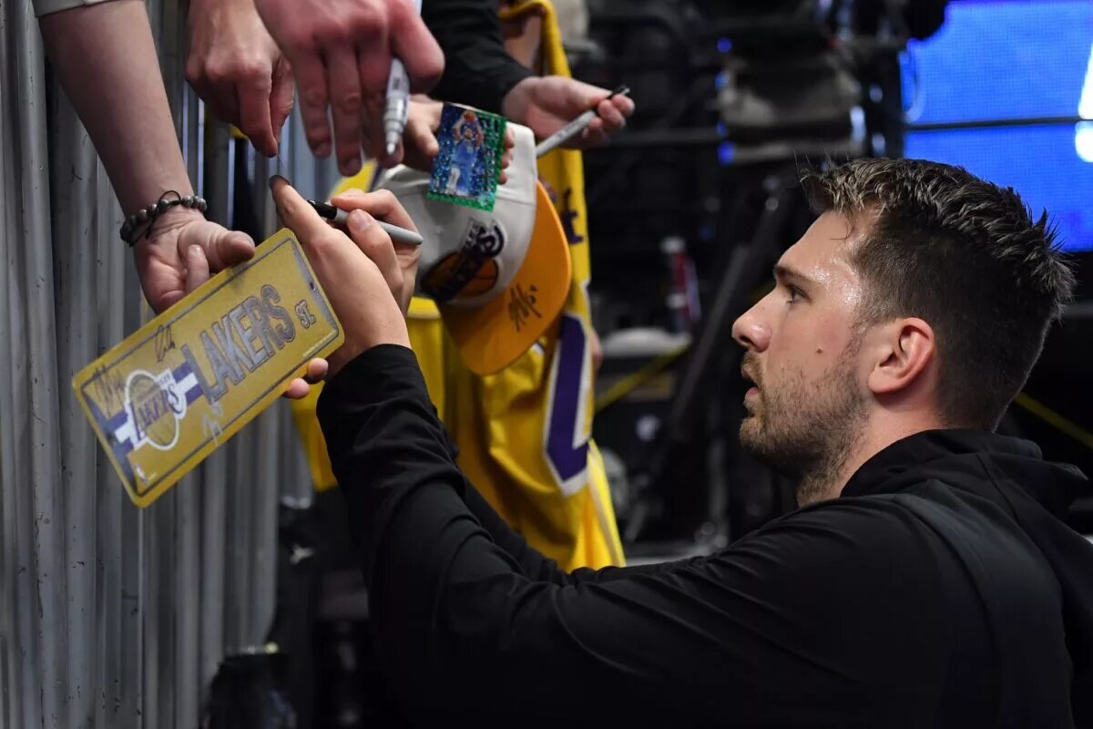 Former Dallas Mavericks/Los Angeles Lakers point guard Luka Doncic