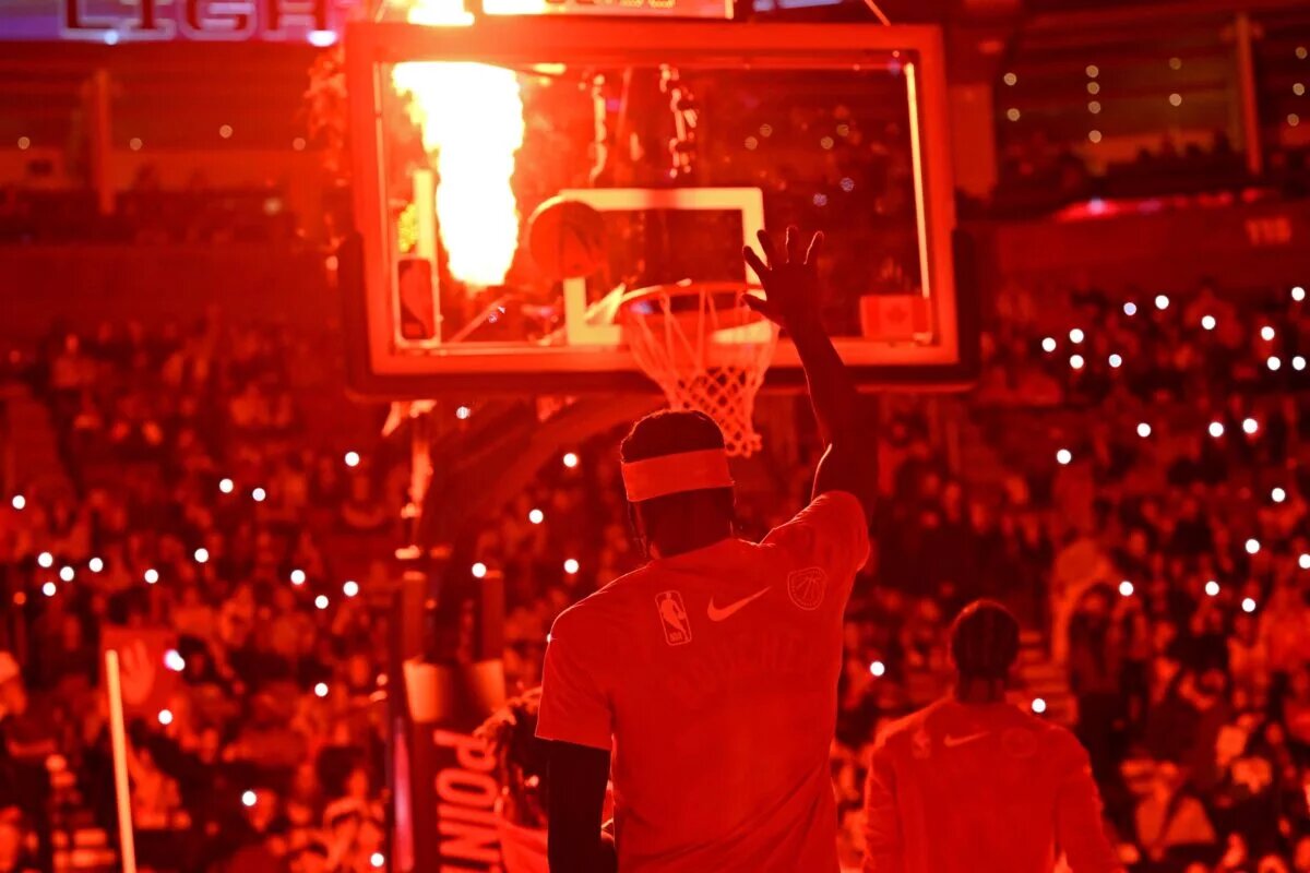 Toronto Raptors player Chris Boucher