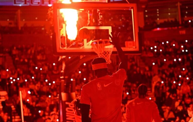 Toronto Raptors player Chris Boucher