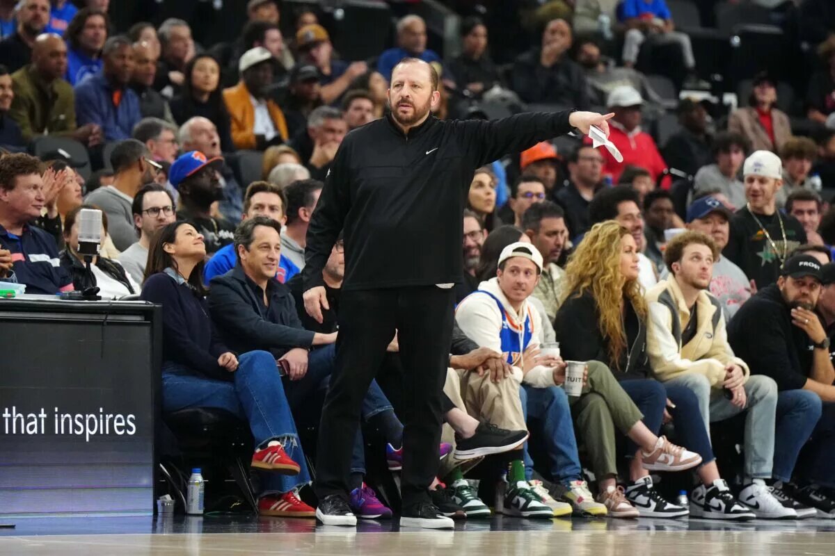 New York Knicks coach Tom Thibodeau