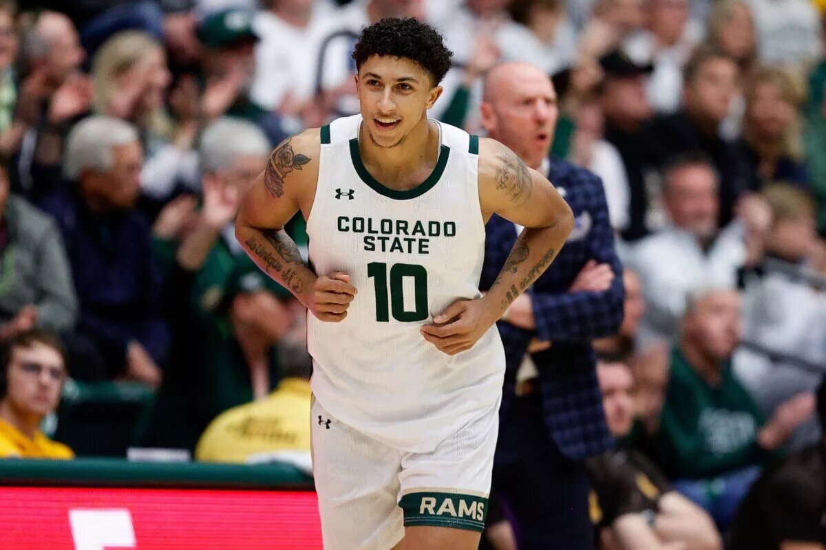 Colorado State Rams guard Nique Clifford (10)