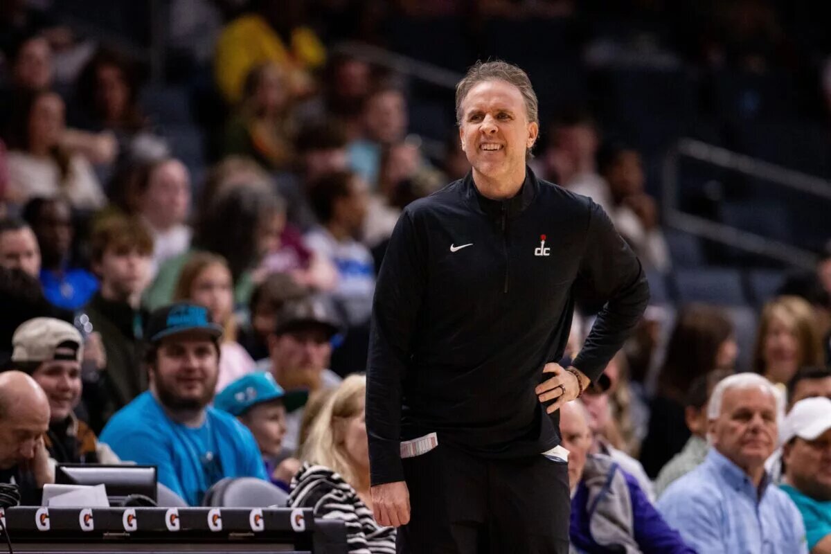 Washington Wizards head coach Brian Keefe