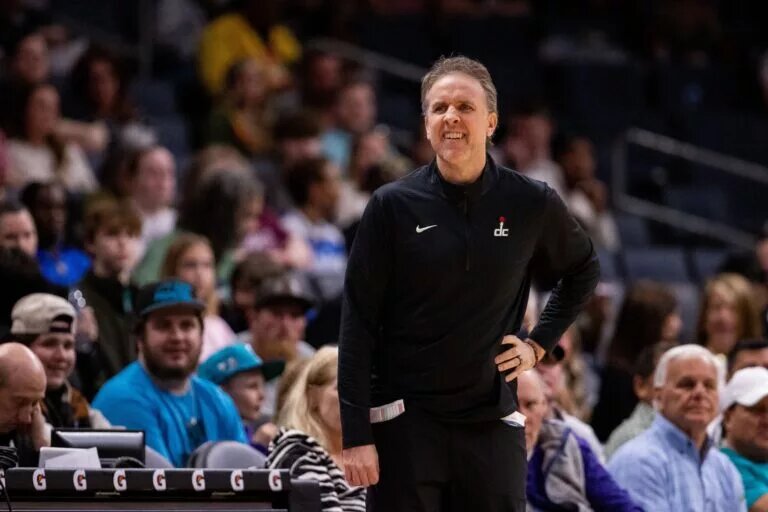 Washington Wizards head coach Brian Keefe