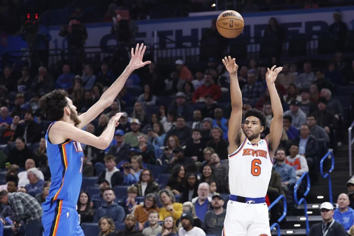 The Knicks traded Quentin Grimes in 2024.