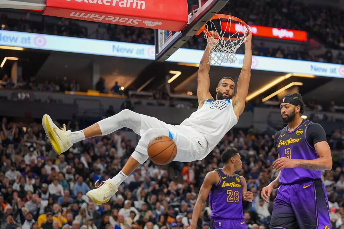 Minnesota Timberwolves center Rudy Gobert