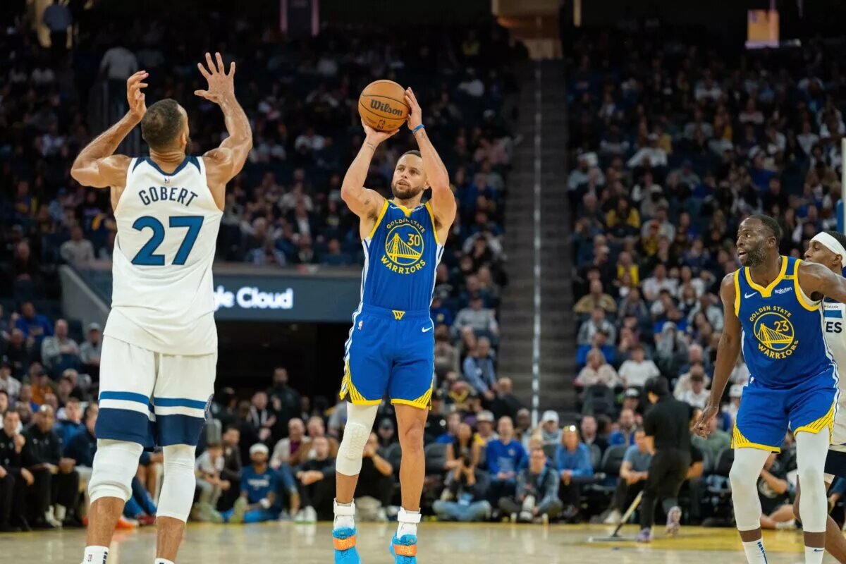 The Warriors and Timberwolves are fighting for playoff seeding.